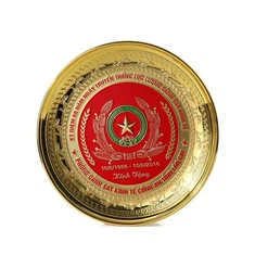 Διακοσμητικό επιχρυσωμένο αναμνηστικό πιάτο 3d Awards